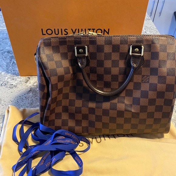 Louis Vuitton Handbags - LOUIS VUITTON Damier Ebene Speedy Bandouliere 30